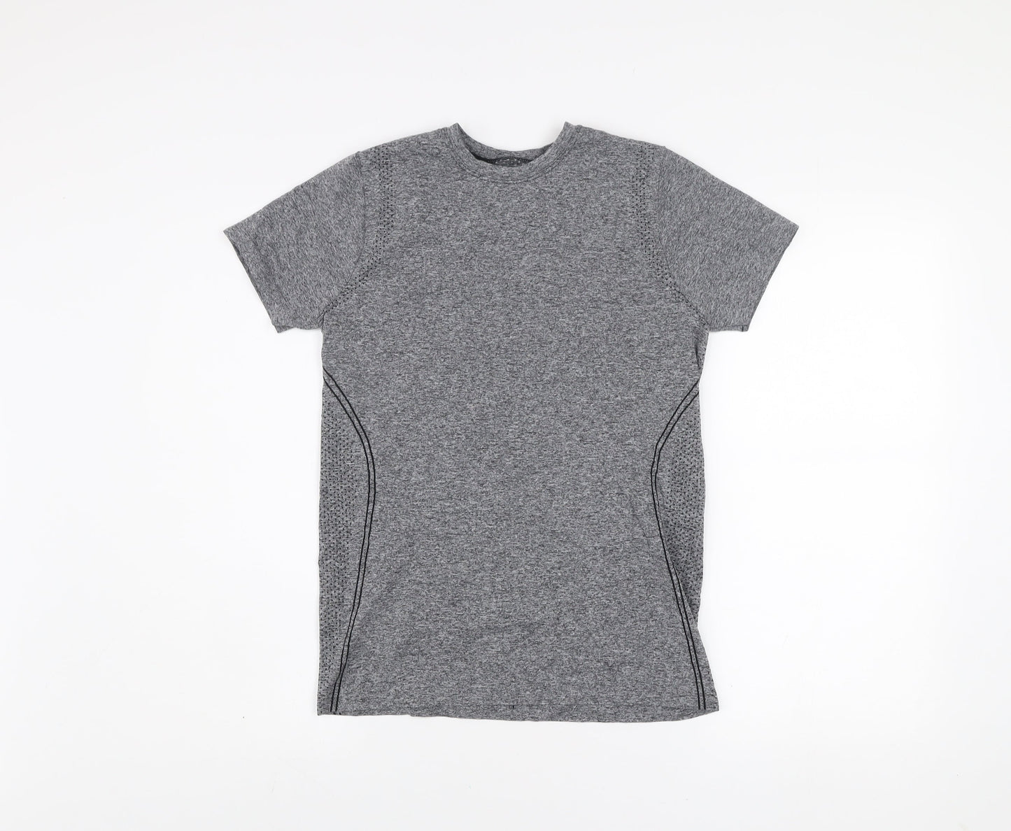 Dunnes Stores Men's Grey Short Sleeve Athletic T-Shirt Size S