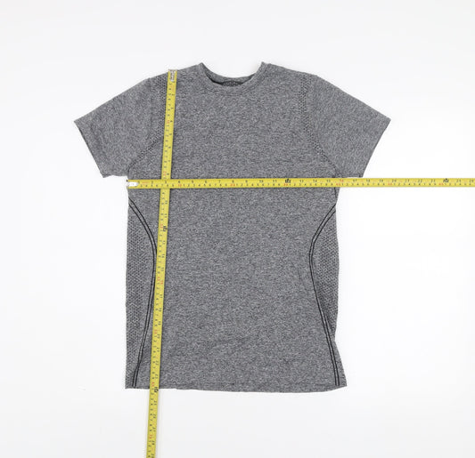 Dunnes Stores Men's Grey Short Sleeve Athletic T-Shirt Size S