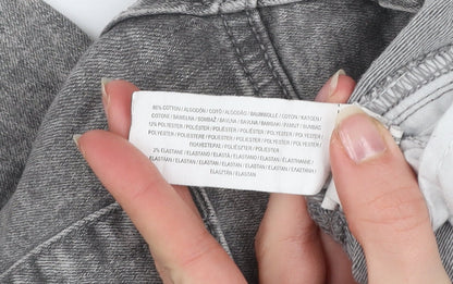 Primark Women's Grey Skinny Jeans Size 12 Slim Stretch Denim