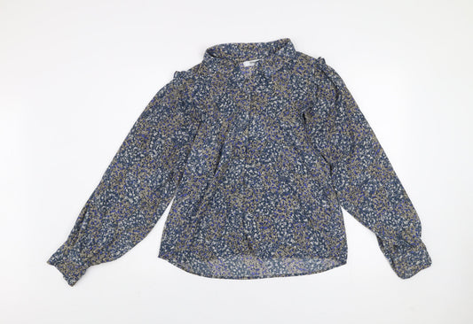 Womens UK Size M Only Blue Tunic Blouse
