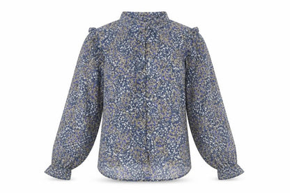 Womens UK Size M Only Blue Tunic Blouse