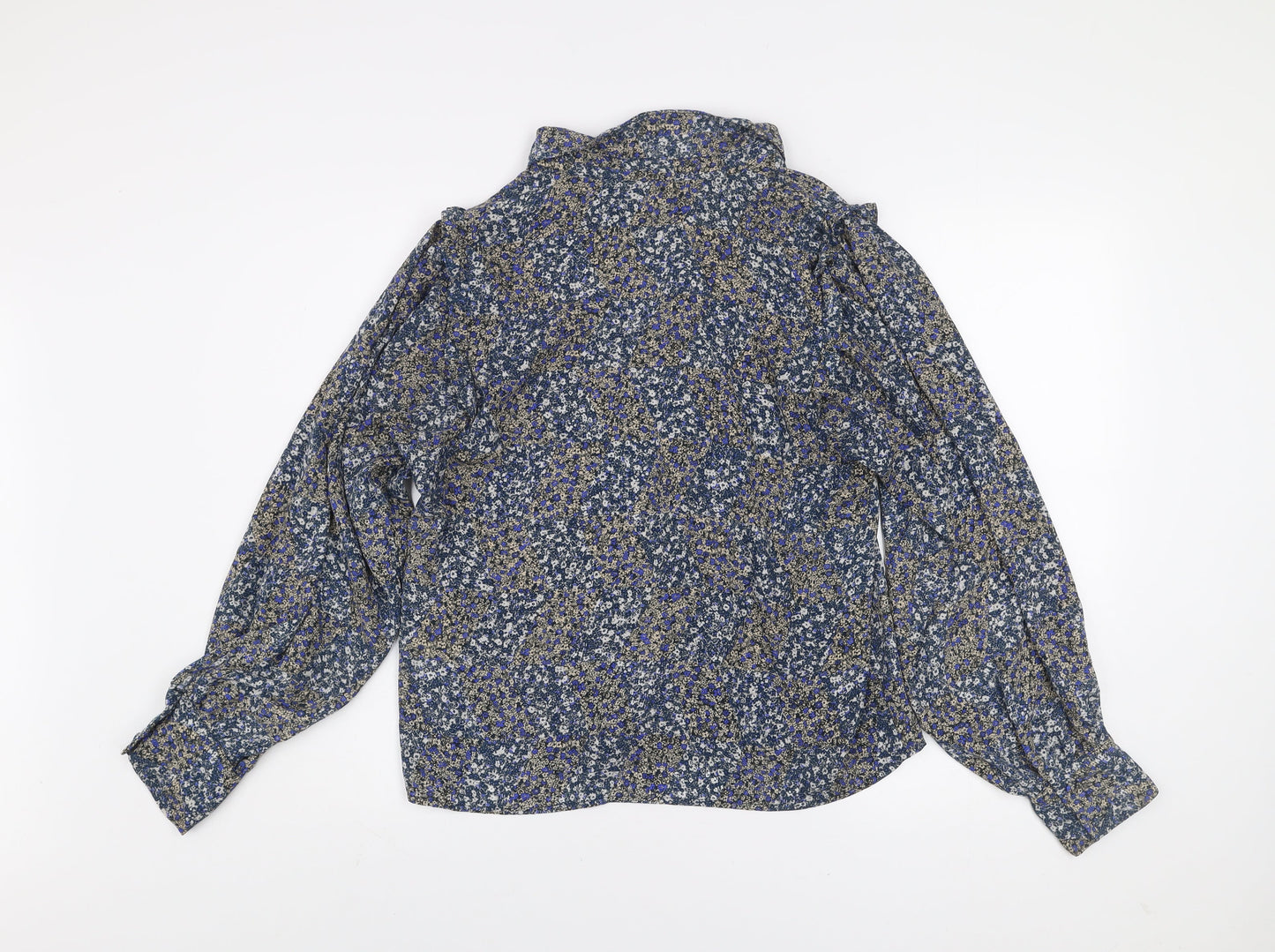 Womens UK Size M Only Blue Tunic Blouse