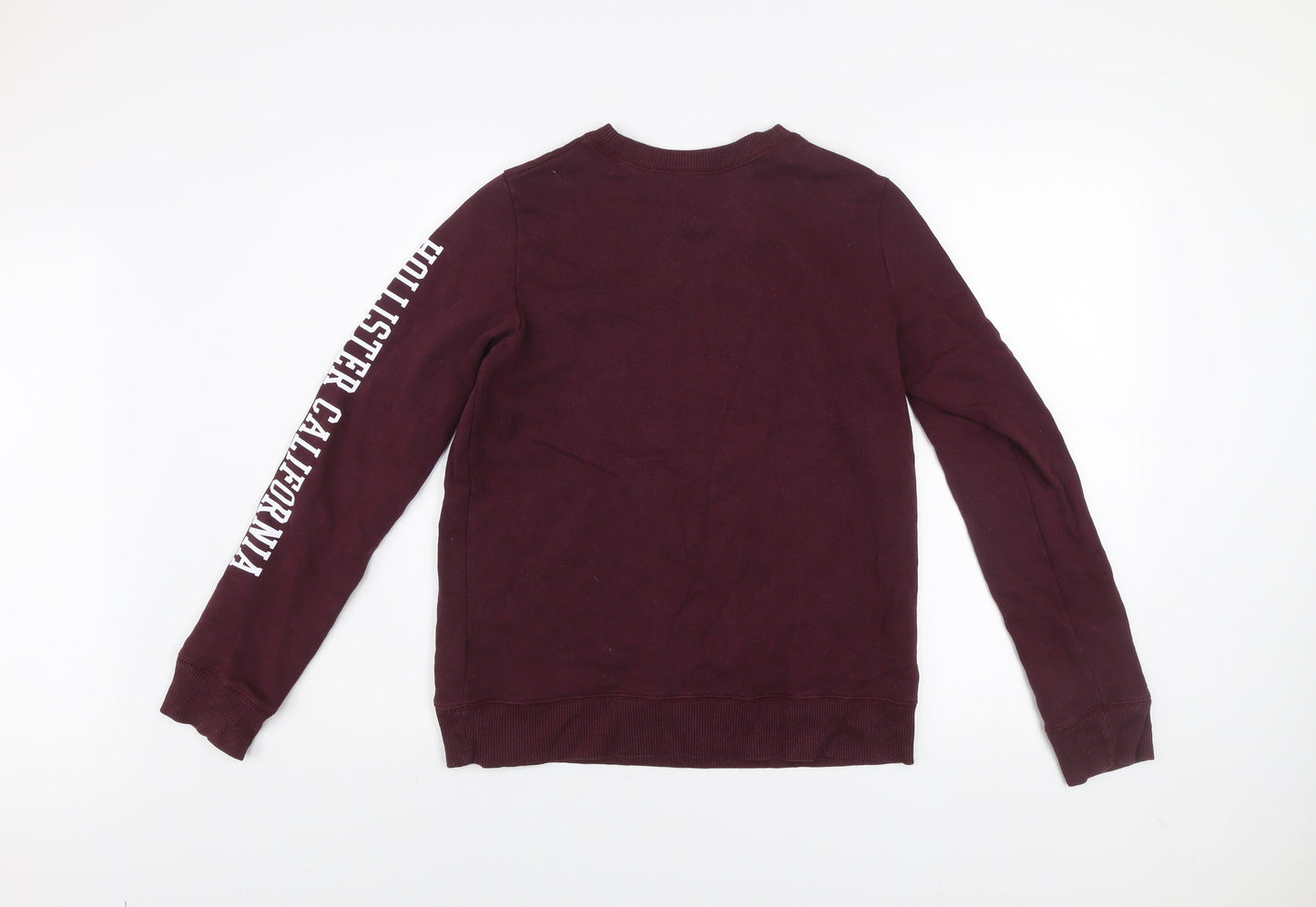 Mens UK Size S Hollister Brown Pullover Sweatshirt