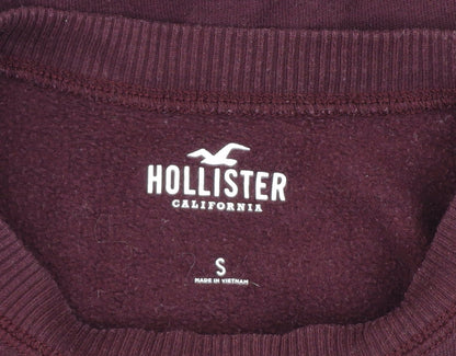Mens UK Size S Hollister Brown Pullover Sweatshirt