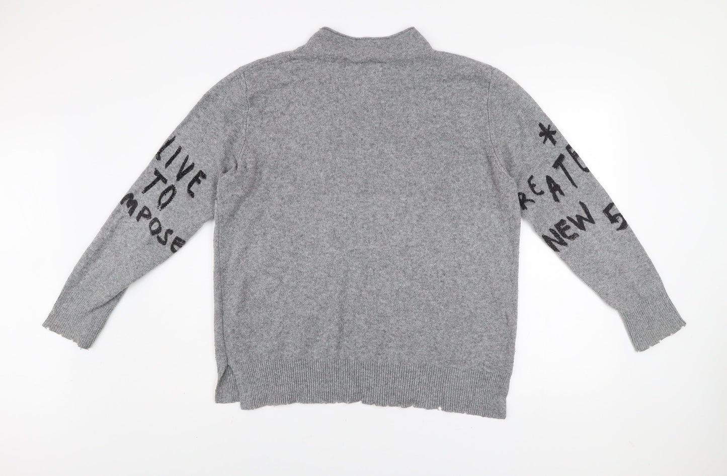 Womens UK Size 16 monari Grey Pullover Jumper