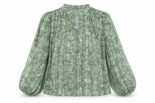 Womens UK Size 10 Gallery Green Tunic Blouse