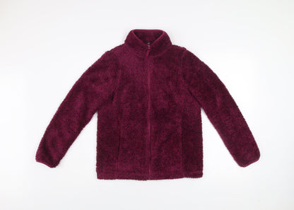 Dunnes Women’s Purple Fleece Full Zip Jacket Size S