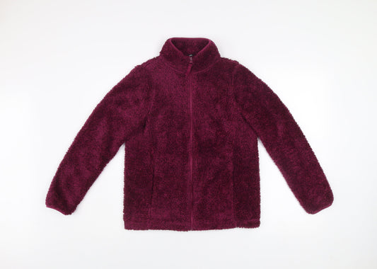 Dunnes Women’s Purple Fleece Full Zip Jacket Size S