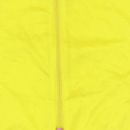 Adidas Men’s Yellow Black Track Jacket L Full Zip Sportswear