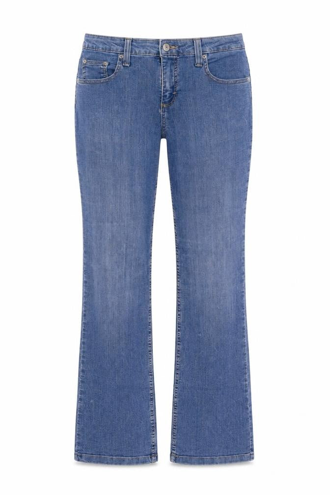 Womens UK Size 4R Merona Regular Fit Bootcut Blue Jeans