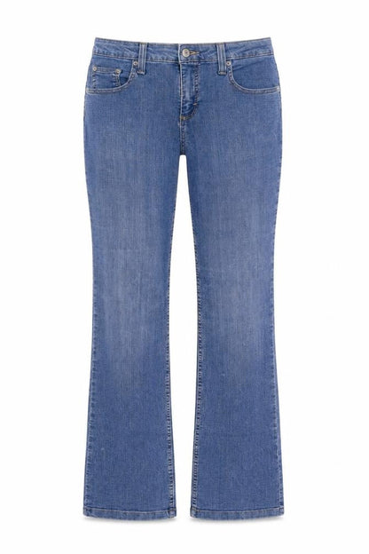 Womens UK Size 4R Merona Regular Fit Bootcut Blue Jeans
