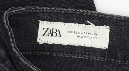 Zara Mens Black Slim Fit Skinny Jeans Size 31 Regular Denim