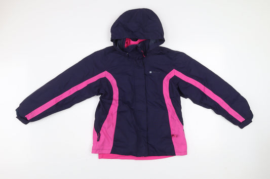 Girls UK Size 11-12 Years Mountain Warehouse Blue 3-in-1 Jacket