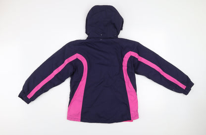 Girls UK Size 11-12 Years Mountain Warehouse Blue 3-in-1 Jacket