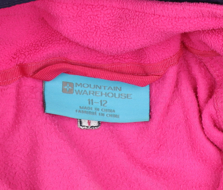Girls UK Size 11-12 Years Mountain Warehouse Blue 3-in-1 Jacket