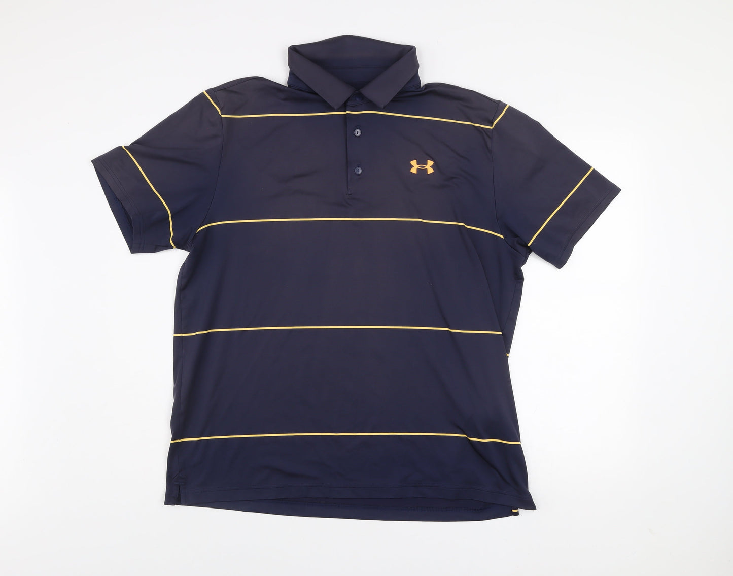 Under Armour Men’s Blue XL Polo Shirt Playoff Moisture Wicking Golf Top