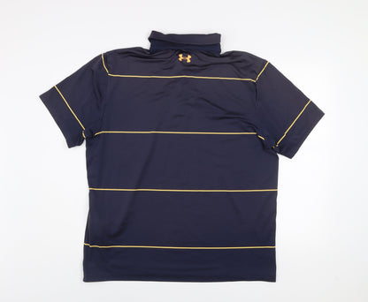 Under Armour Men’s Blue XL Polo Shirt Playoff Moisture Wicking Golf Top