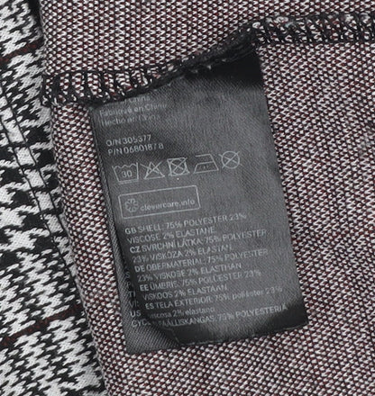 DIVIDED Women’s Grey Check Cropped Tank Top XS