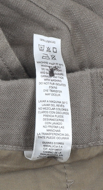 St. Bernard for Dunnes Stores Men's Beige Linen Chino Shorts 32in Waist