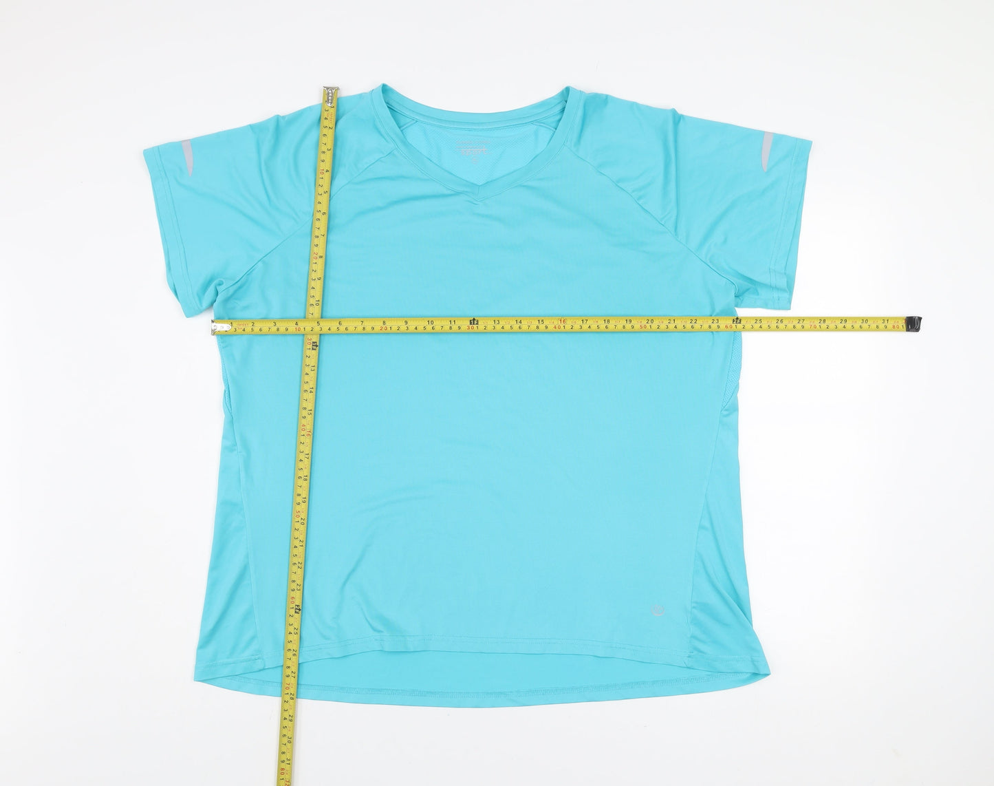 Dunnes Stores Men Blue XL V-Neck Athletic T-Shirt