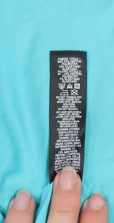 Dunnes Stores Men Blue XL V-Neck Athletic T-Shirt