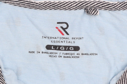 Mens UK Size L International Report Essentials 100% Cotton Polo Shirt