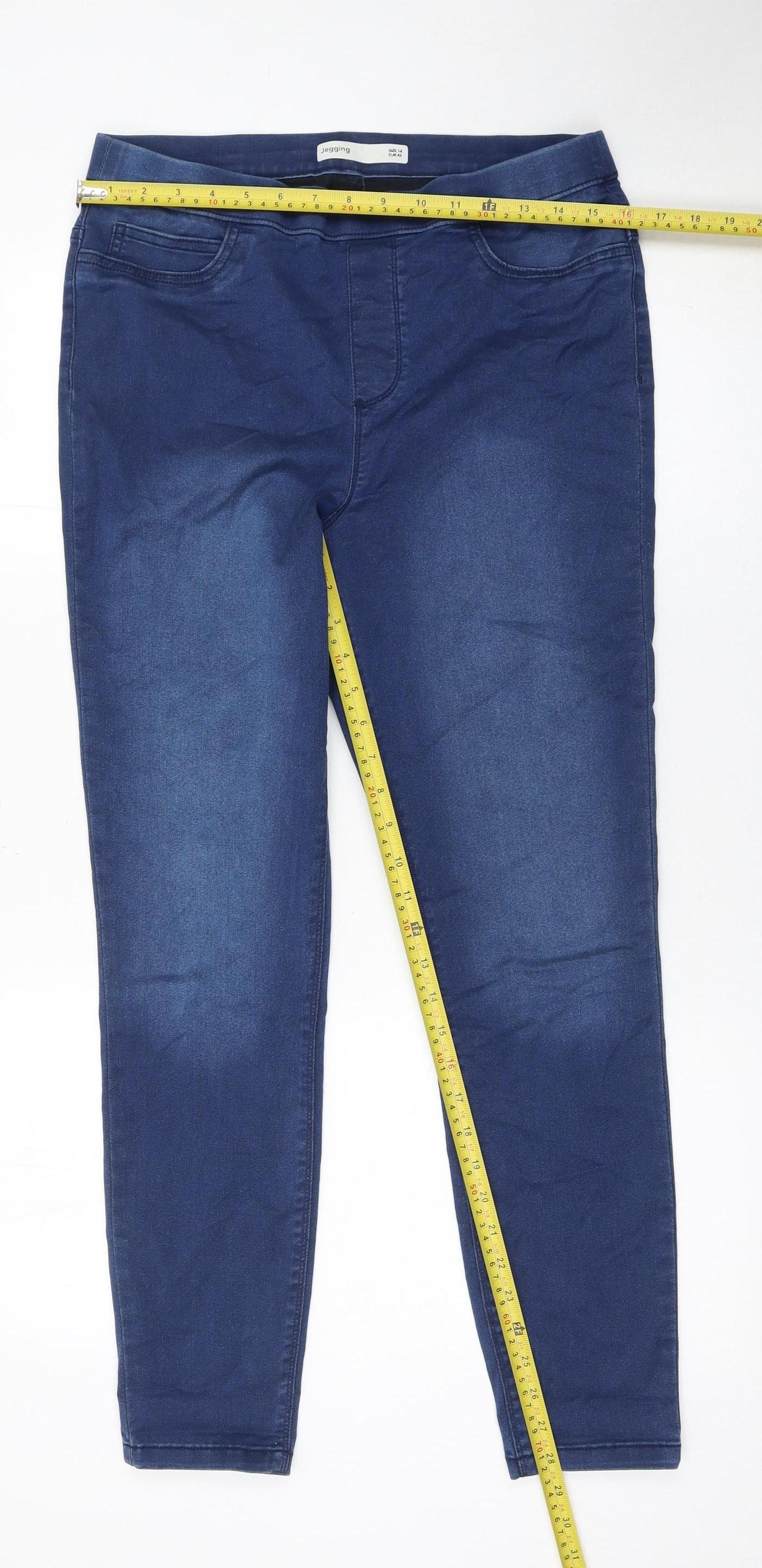 Dunnes Stores Womens Blue Size 14 Slim Fit Jegging Jeans