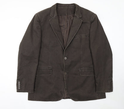 Mens UK Size 46 Remus Uomo Regular Brown Suit Jacket