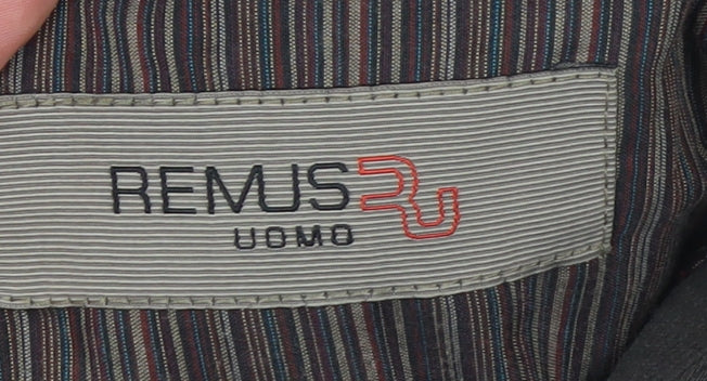 Mens UK Size 46 Remus Uomo Regular Brown Suit Jacket