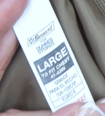 Mens UK Size L St. Bernard for Charles Stores Beige Walking Jacket