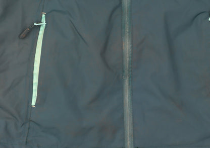 Mountain Warehouse Women Blue Waterproof Hooded Rain Jacket Size 12