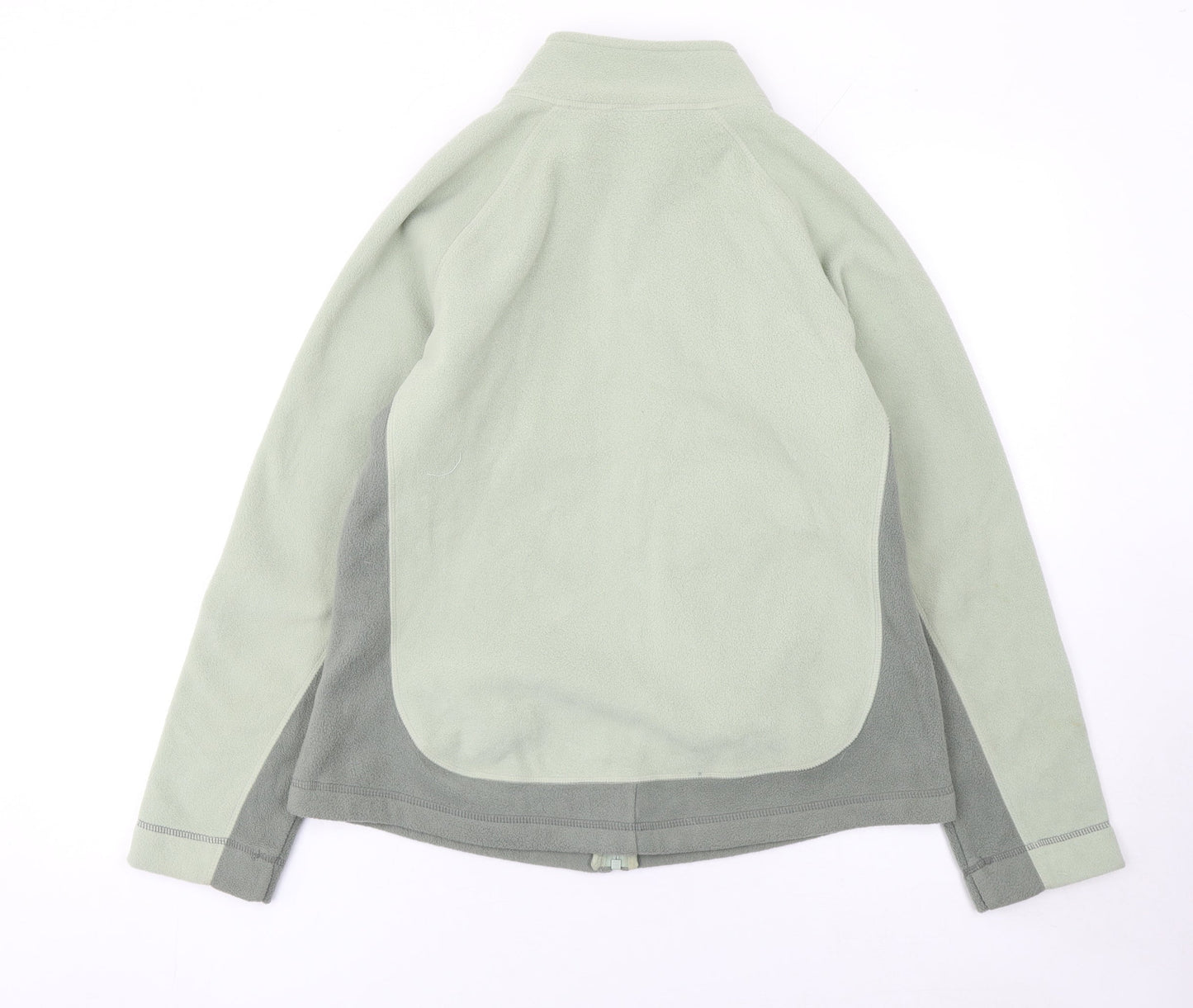 Marks and Spencer Womens Green Fleece Full Zip Jacket Size 14