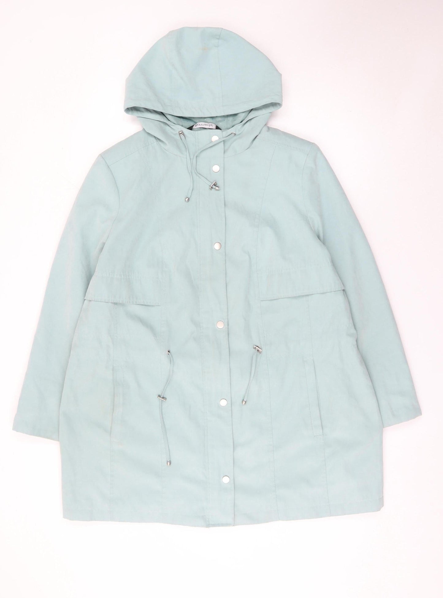 Womens UK Size 18 Bonmarché Green Parka Coat