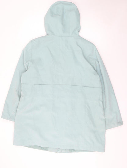 Womens UK Size 18 Bonmarché Green Parka Coat