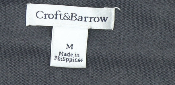 Womens UK Size M Croft & Barrow Grey Tunic Blouse