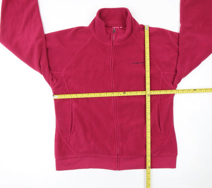 LA Gear Women's Pink Fleece Full Zip Active Jacket Size 16