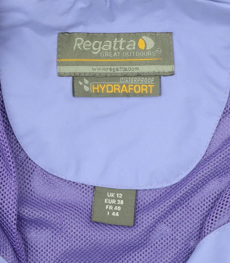 Womens UK Size 12 Regatta Purple Rain Coat