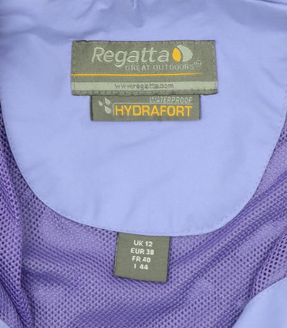 Womens UK Size 12 Regatta Purple Rain Coat