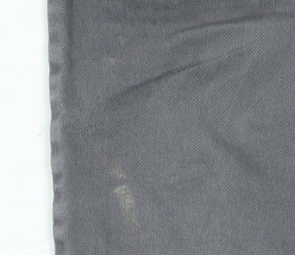 Jack & Jones Men's Grey Slim Fit Chino Trousers 29W 30L Cotton