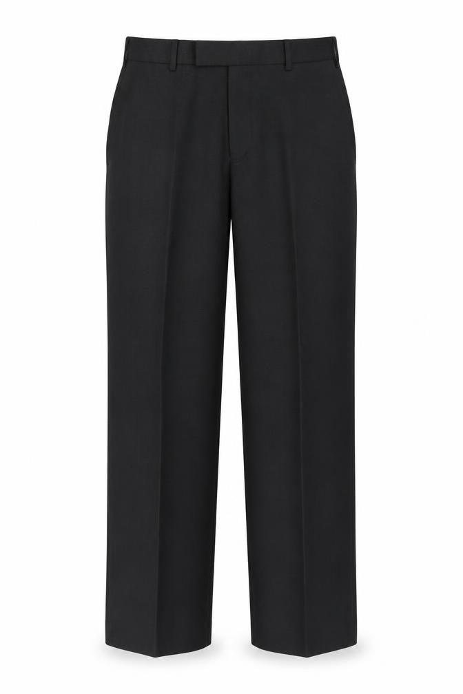 Mens UK Size L St Bernard for Dunnes Stores Classic Fit Dress Pants Black Trouse