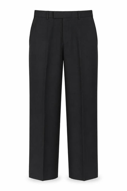 Mens UK Size L St Bernard for Dunnes Stores Classic Fit Dress Pants Black Trouse