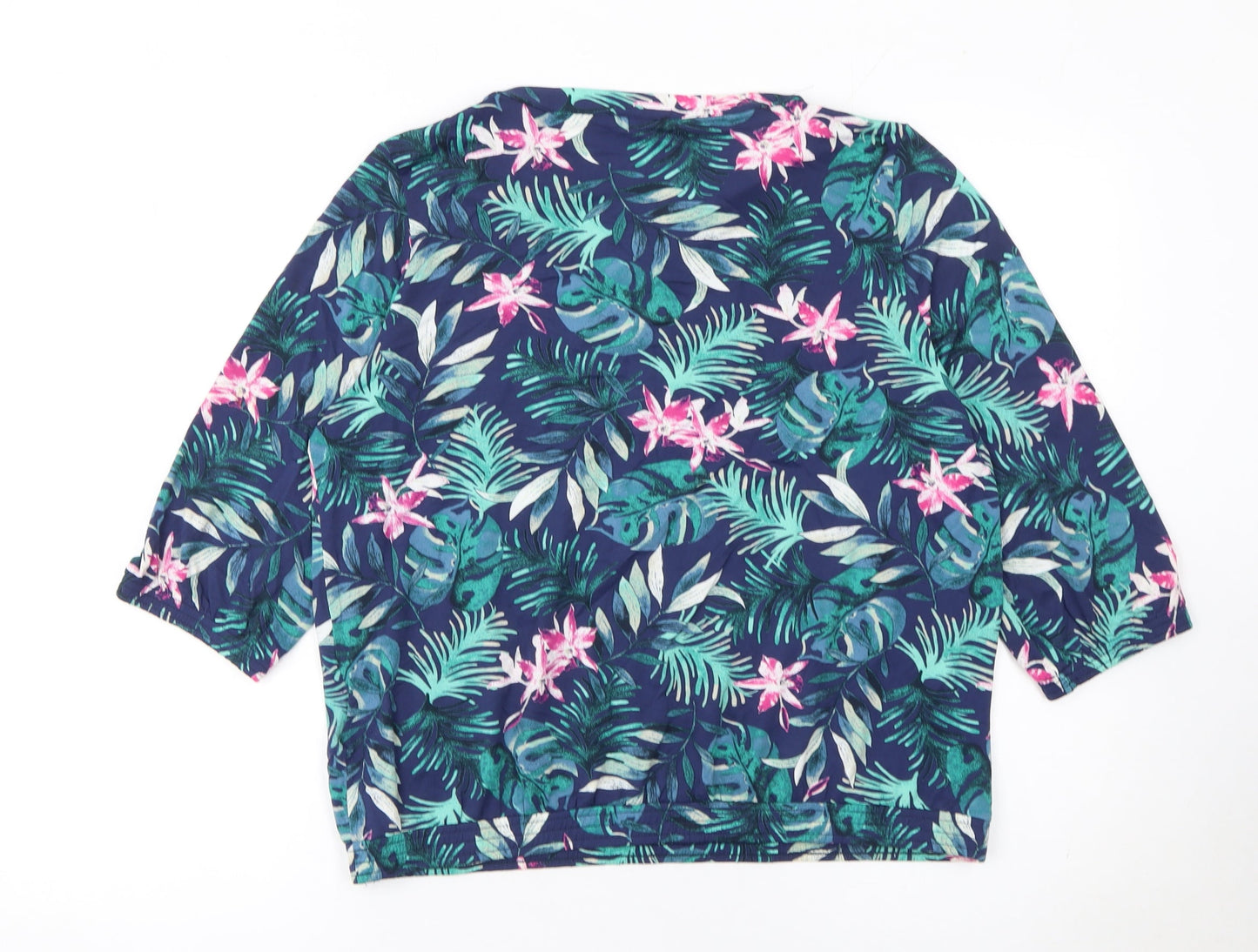 Olsen Women’s Multicoloured Floral Tunic Blouse Size 14