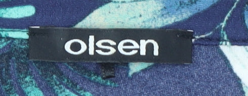 Olsen Women’s Multicoloured Floral Tunic Blouse Size 14
