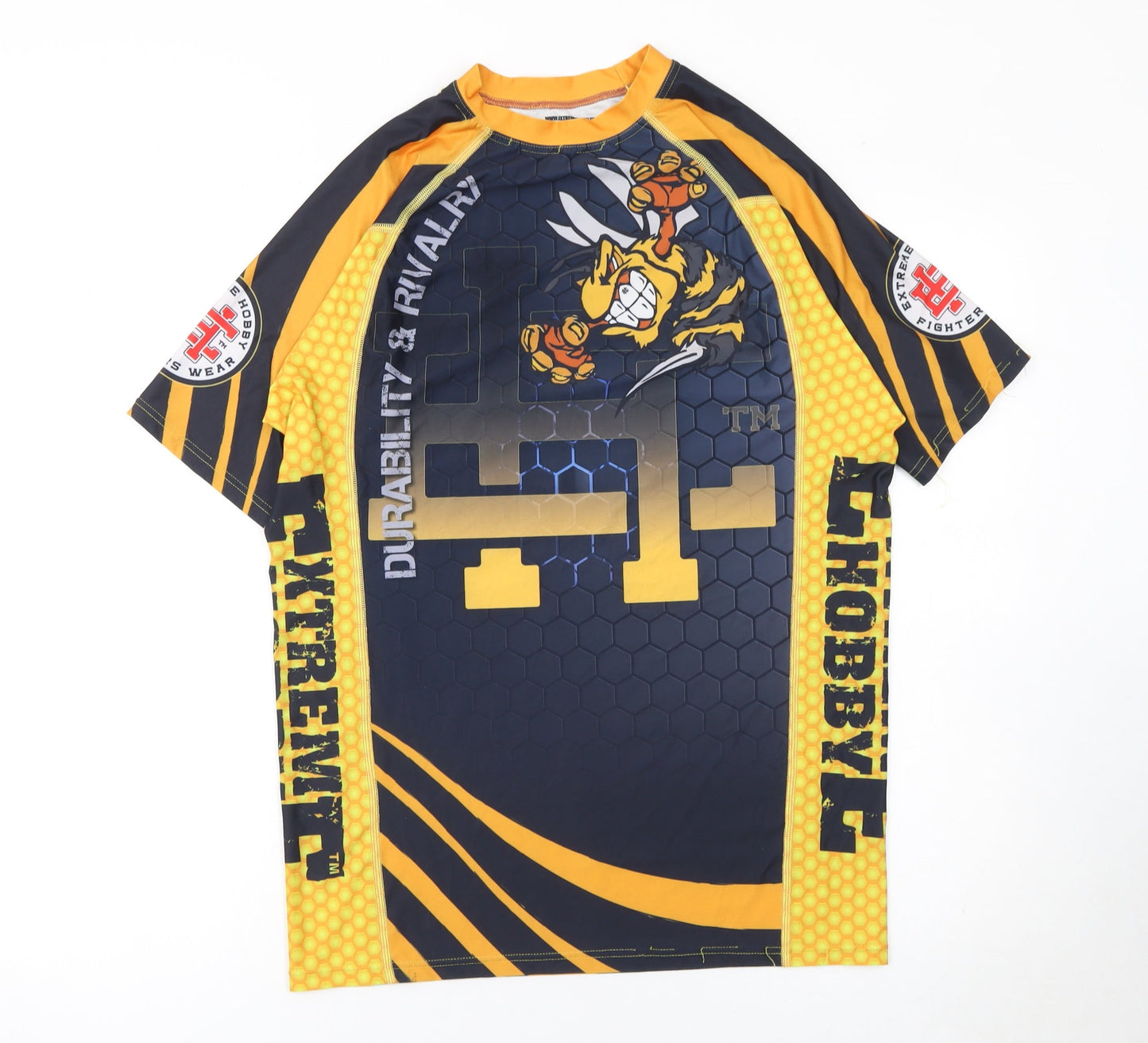 Extreme Hobby Men’s Multicoloured XL Athletic Jersey Compression T-Shirt