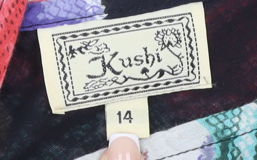 Womens UK Size 14 Kushi A-Line Dress