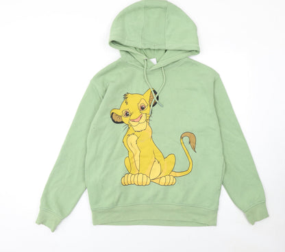 Womens UK Size XS Primark Green Pullover Hoodie