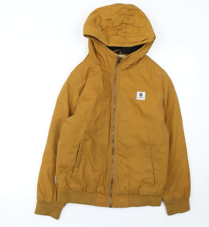 Boys UK Size 14 Years Element Brown Bomber Jacket
