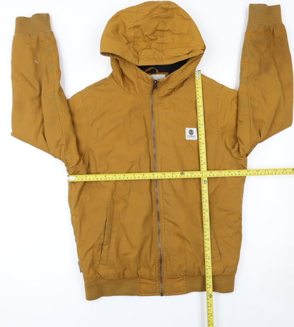 Boys UK Size 14 Years Element Brown Bomber Jacket