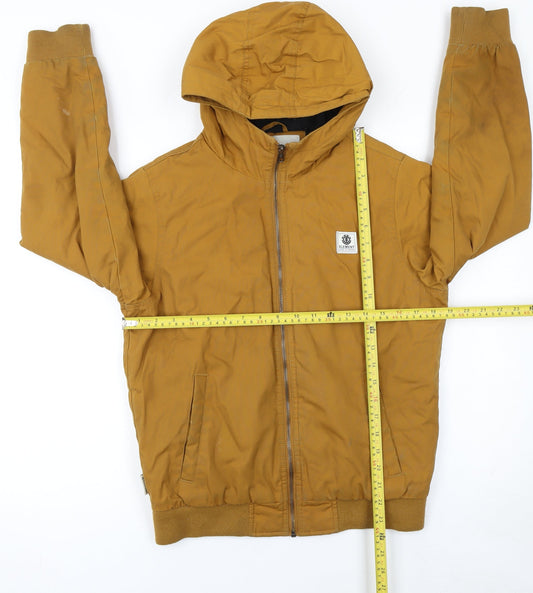 Boys UK Size 14 Years Element Brown Bomber Jacket