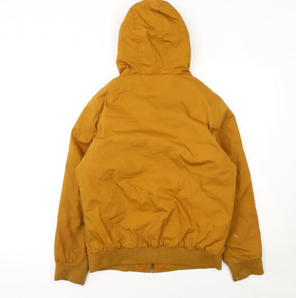 Boys UK Size 14 Years Element Brown Bomber Jacket